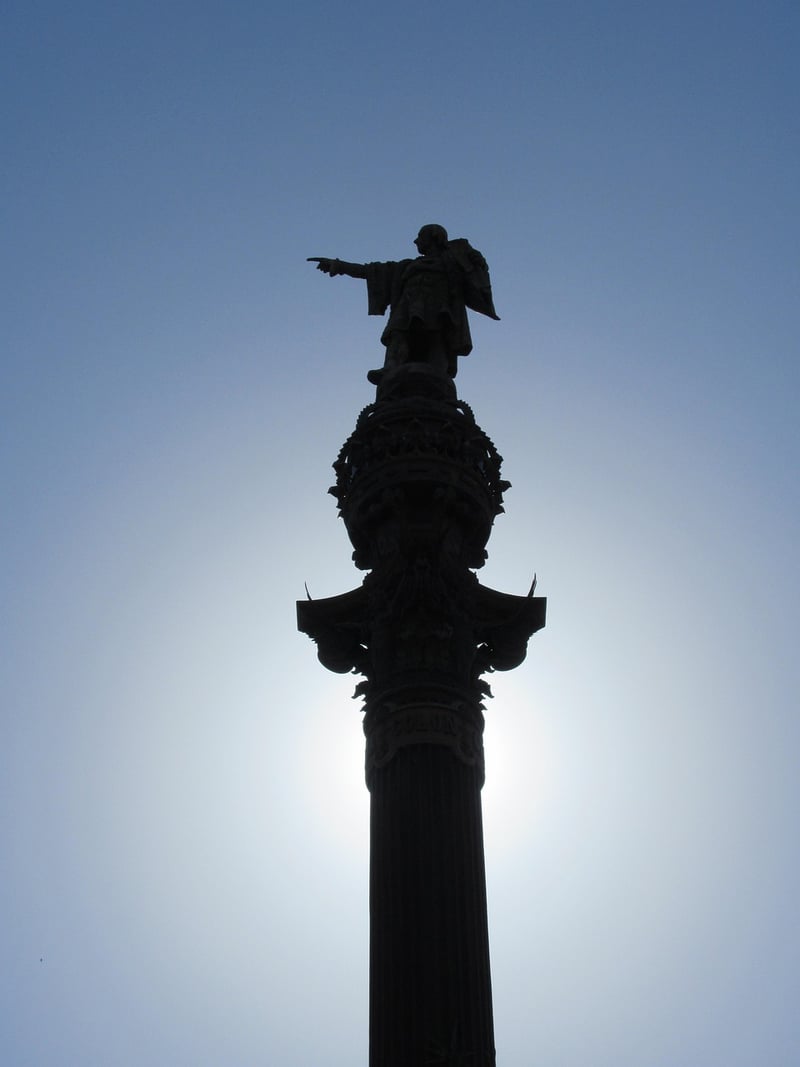 Christopher Columbus Monument in Barcelona